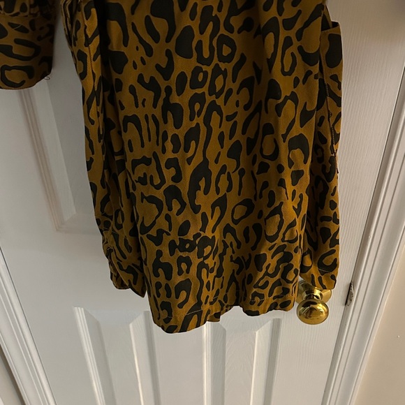 Future collective Leopard-Print Shirt Dress - Picture 10 of 11